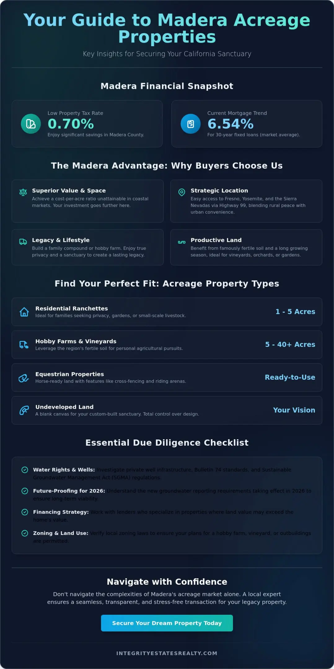 Homes for Sale in Madera, CA with Acreage: The 2026 Buyer’s Lifestyle & Land Guide