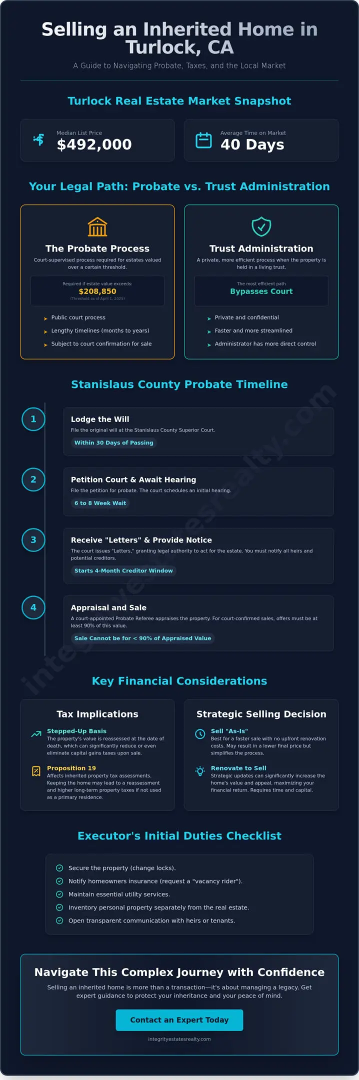 Selling an Inherited Property in Turlock, CA: A Comprehensive 2026 Guide