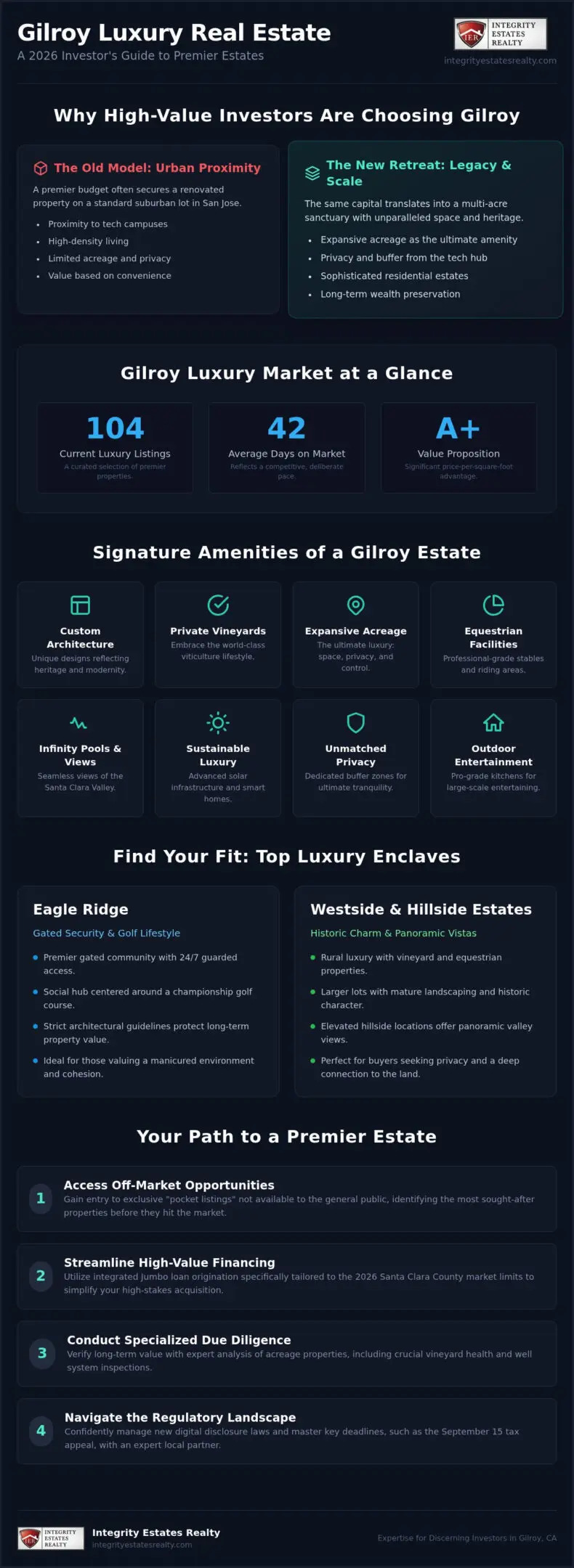 Gilroy, CA Luxury Homes: 2026 Lifestyle & Investment Guide